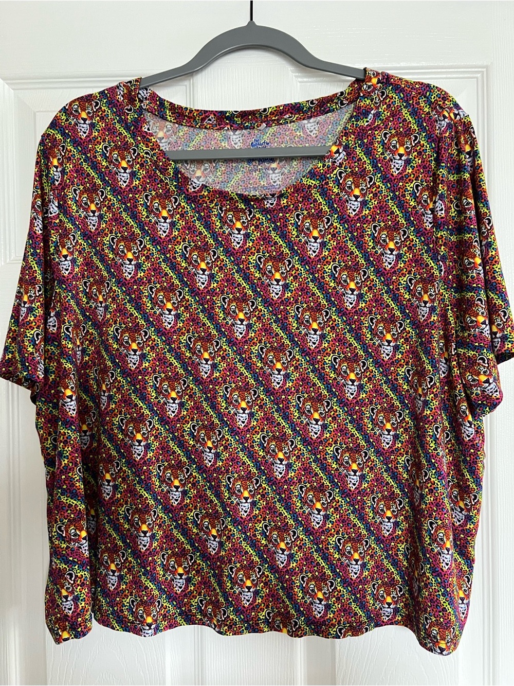 Lisa Frank x Posh Peanut Leopard Print Collab Top